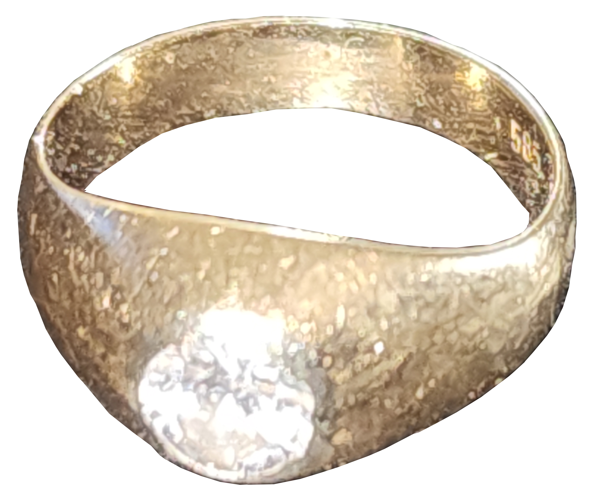 14 Karet Gold Ring with Diamond