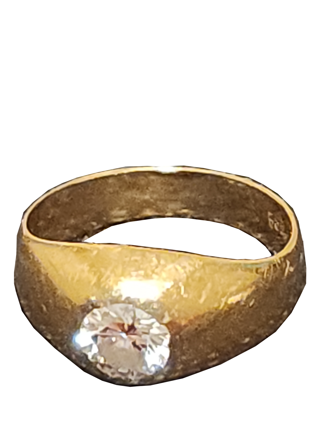 14 Karet Gold Ring with Diamond